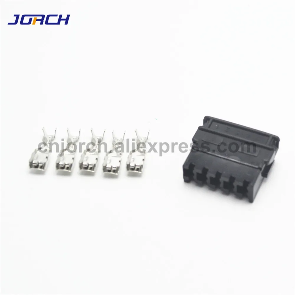 

10 pcs 5 pin automotive car connector 4.8mm with terminal