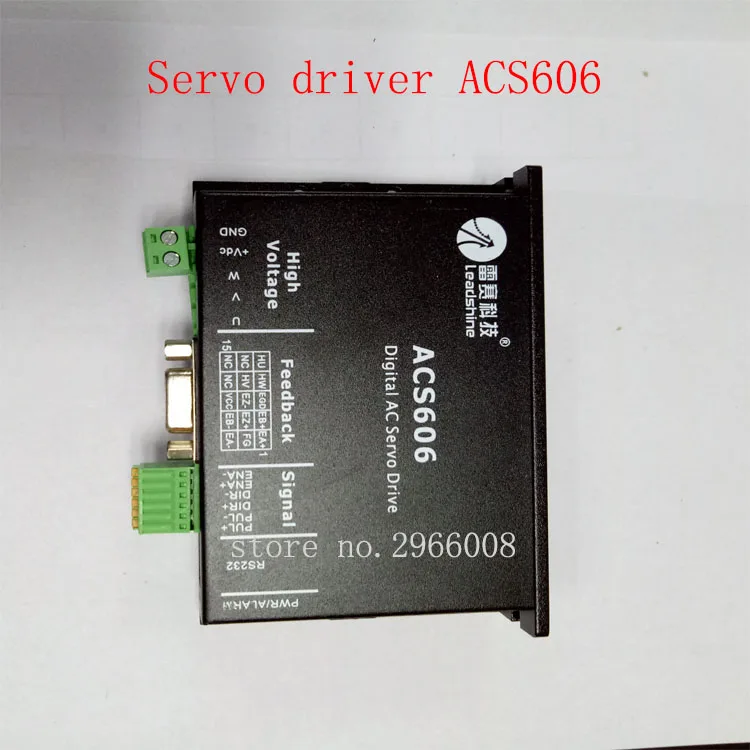 Free shipping ! New Leadshine ACS606 servo driver work at 24-60VDC out 200W for 57BL180D-1000  servo motor