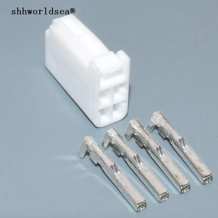 

shhworldsea 4p 1.2mm pin Automotive connector vehicle connector Oxygen sensor plug connector with terminal