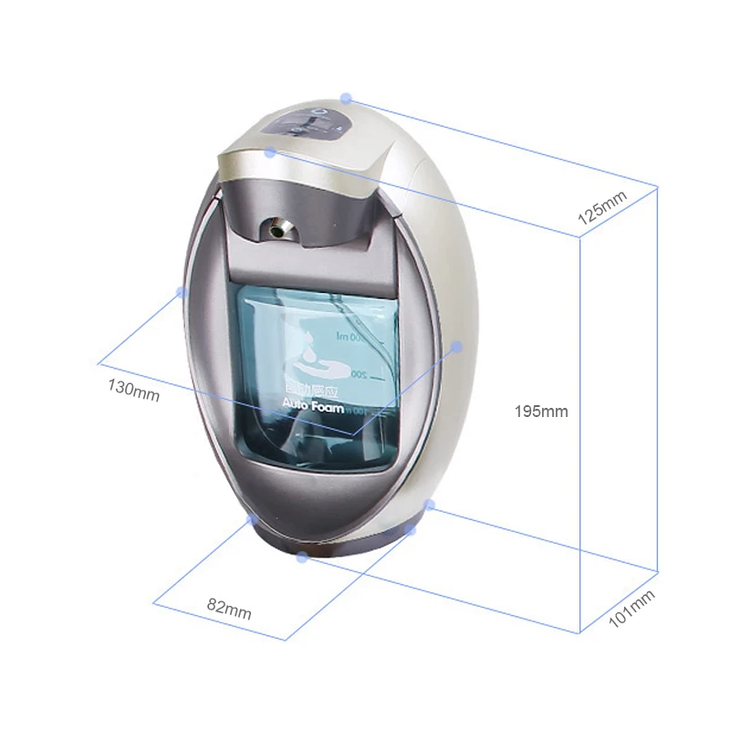 Imagem -04 - Automático Espuma Dispensador Sabão Montado na Parede Inteligente Sensor Touchless Dispensadores Sabão Líquido para Cozinha do Banheiro de Alta Qualidade 480ml