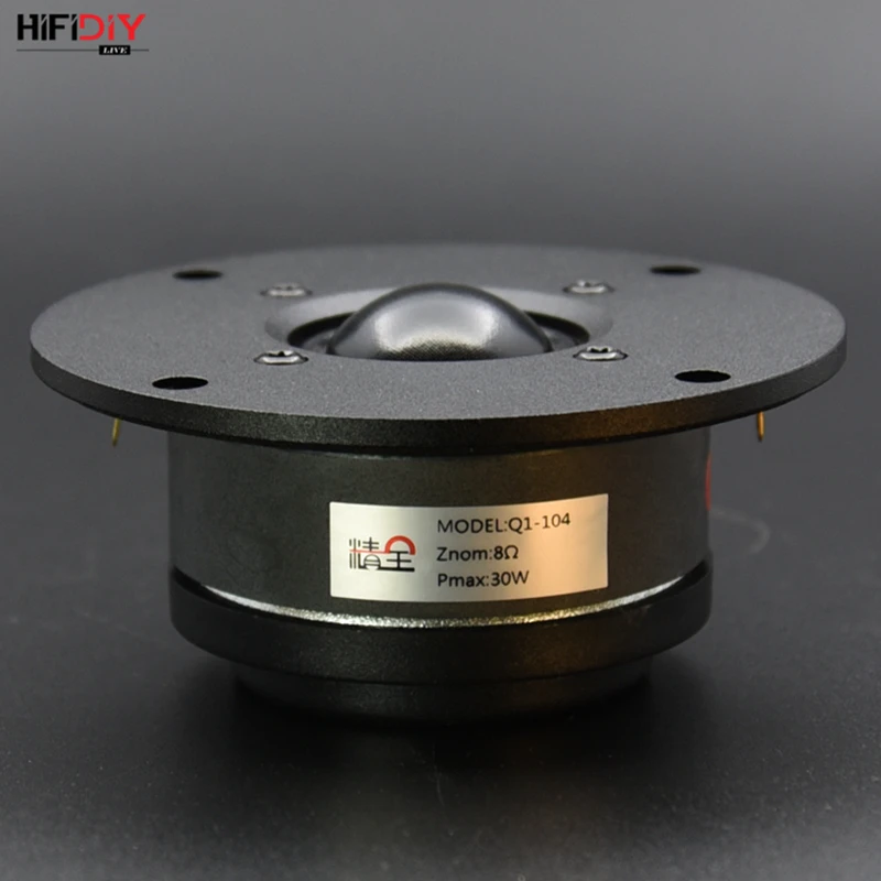 HIFIDIY LIVE hifi 4 inch Tweeter Speaker Unit transparency Silk membrane oil 8OHM 30W Aluminum panel Treble Loudspeaker S1-104