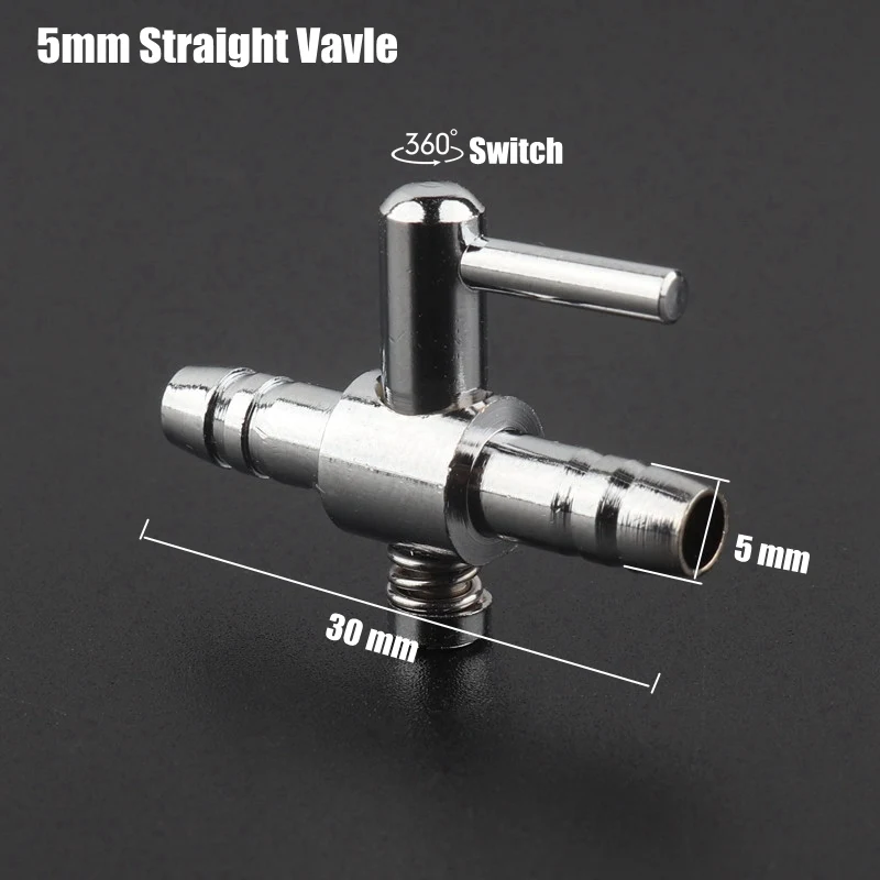 5mm Aquarium Air Splitters Distributor Fish Tank Air Pump Tube Connector Air Volume Control Valve Oxygen Pump Regulating Valve