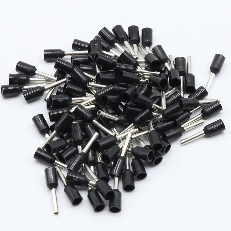 E7508 100PCS/Pack Tube insulating Insulated terminals 0.75MM2 Cable Wire Connector Insulating Crimp Terminal Connector E-