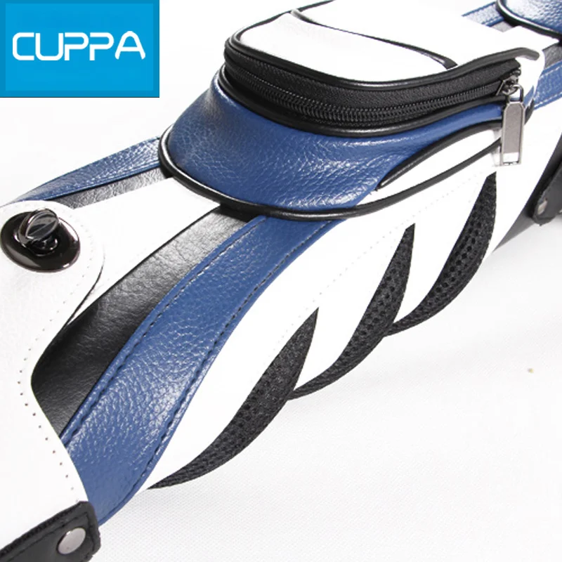 High Quality Cuppa 6 Holes Pool Cue Cases Blue And White Billiard Cues Case Accessories China