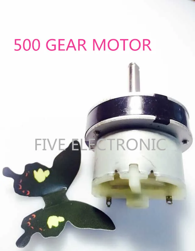 

500 DC Gear Motor, 12V 30RPM use for Spooling equipments/Rotary tools/DIY model