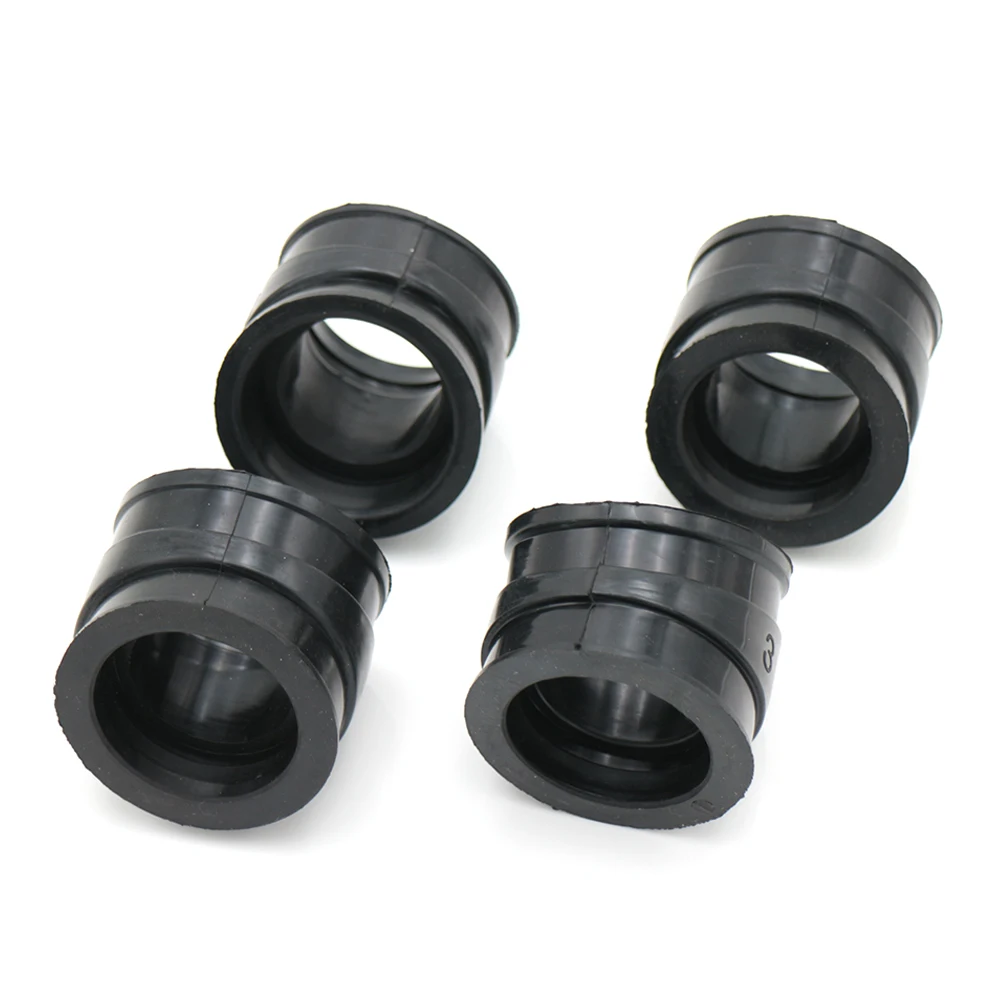 Motorcycle 4pcs Carburetors Interface Rubber Carburetor Pad Intake outlet Manifold For Honda CB750 C F K L SC Nighthawk 750