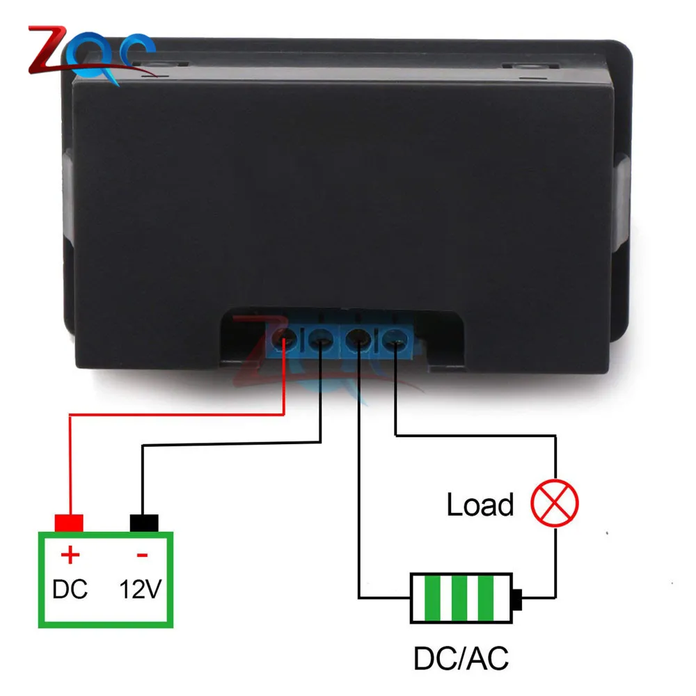 AC 110V-220V DC 12V Digital Time Delay Relay LED Display Cycle Timer Control Switch Adjustable Timing Relay Time Delay Switch