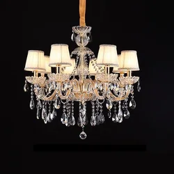 Luxurious Export K9 Clear Crystal Chandelier 6/8/12/15/18 Arms Export Class A K9 Lustres De Cristal Chandelier LED chandelier