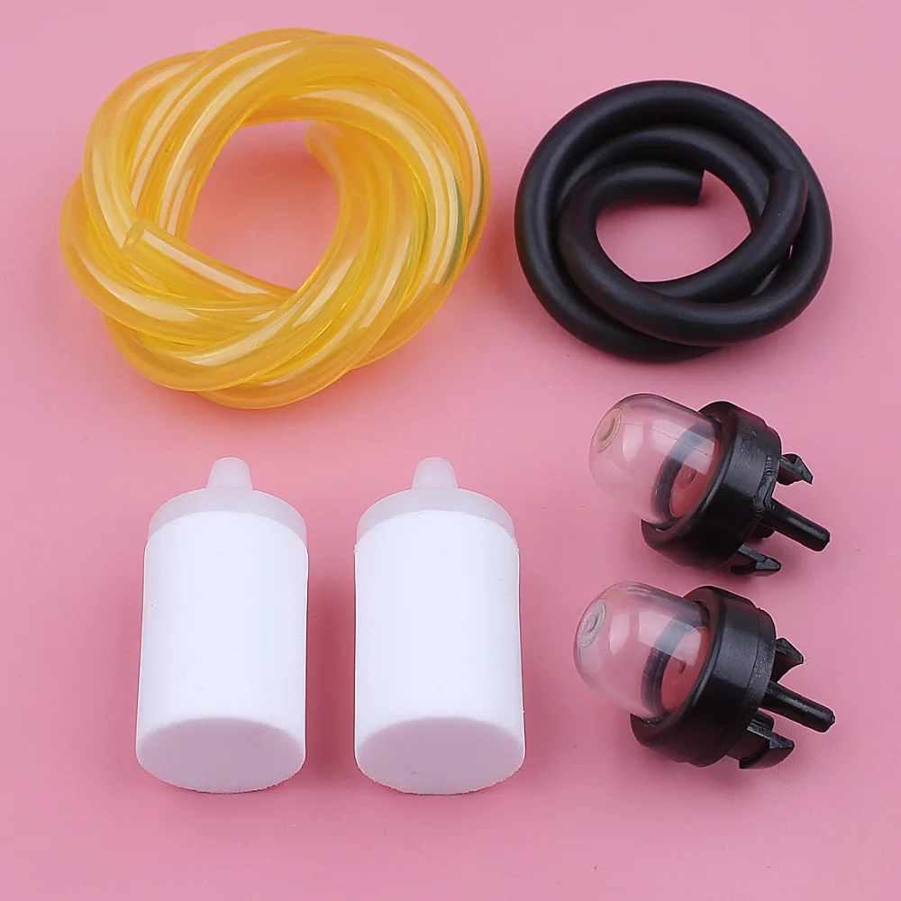 Brandstoffilter Lijn Slang Primer Lamp Kit Voor Husqvarna Poulan Stihl Mcculloch Kettingzaag Trimmer Blower Reserve Vervangen Onderdeel