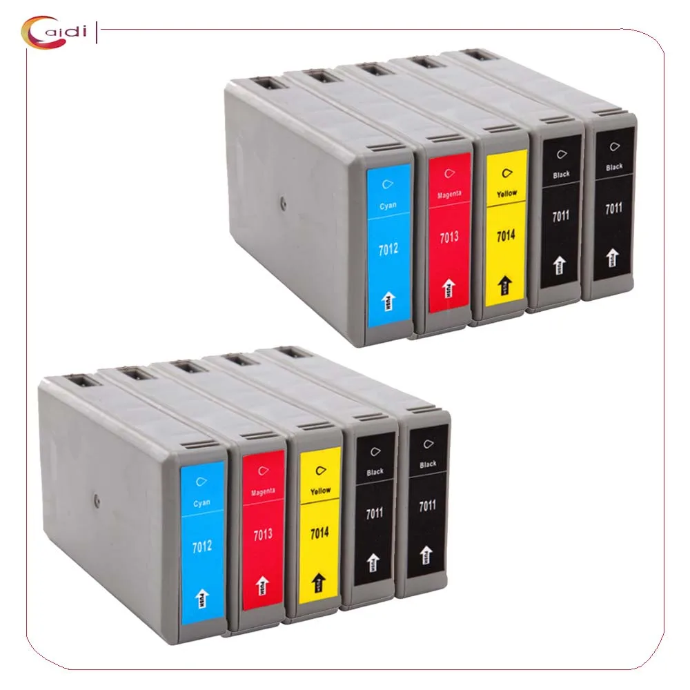 10x Compatible Ink Cartridge T7011 T7012 T7013 T7014 for Epson WorkForce WP-4000 4015DN 4095DN 4500 4515DN 4525DNF printer