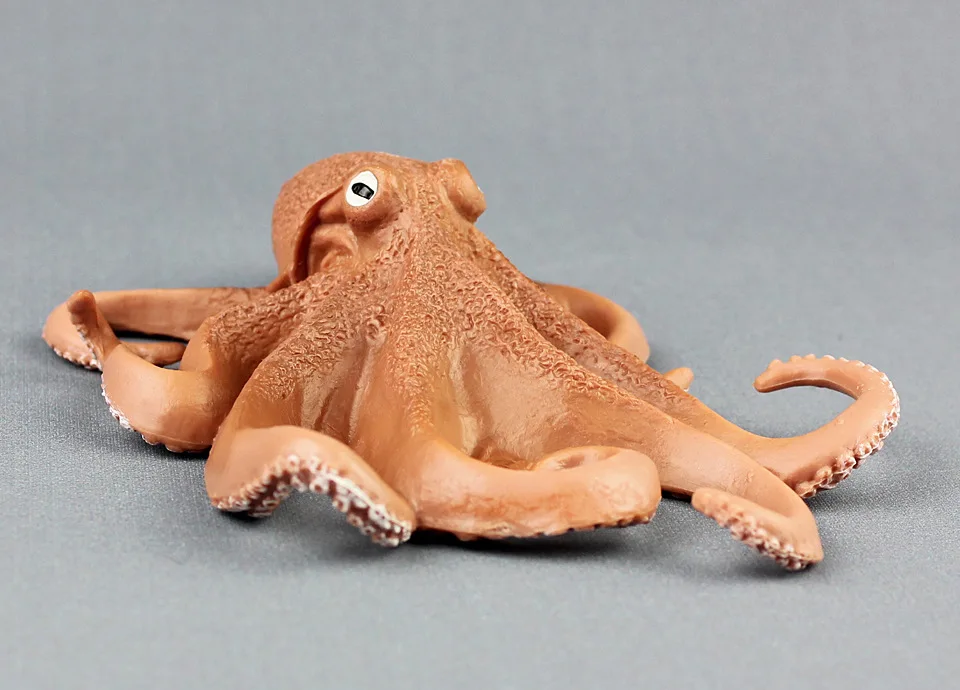 

simulation Marine life octopus Static Plastic toy model mini 14x10cm Environmental PVC prop teaching model toy gift w0592