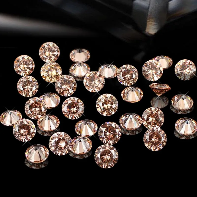 50pcs 9mm Many Colors Crystal Material Brilliant Cuts Round Shape Cubic Zirconia Stones Perfect For Jewelry Making Decorations