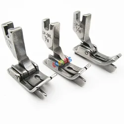 3Sizes(3PCS) Industrial Sewing Machine Hinged Presser Foot #SP-18 With Left Guide #SP-18L 1/16