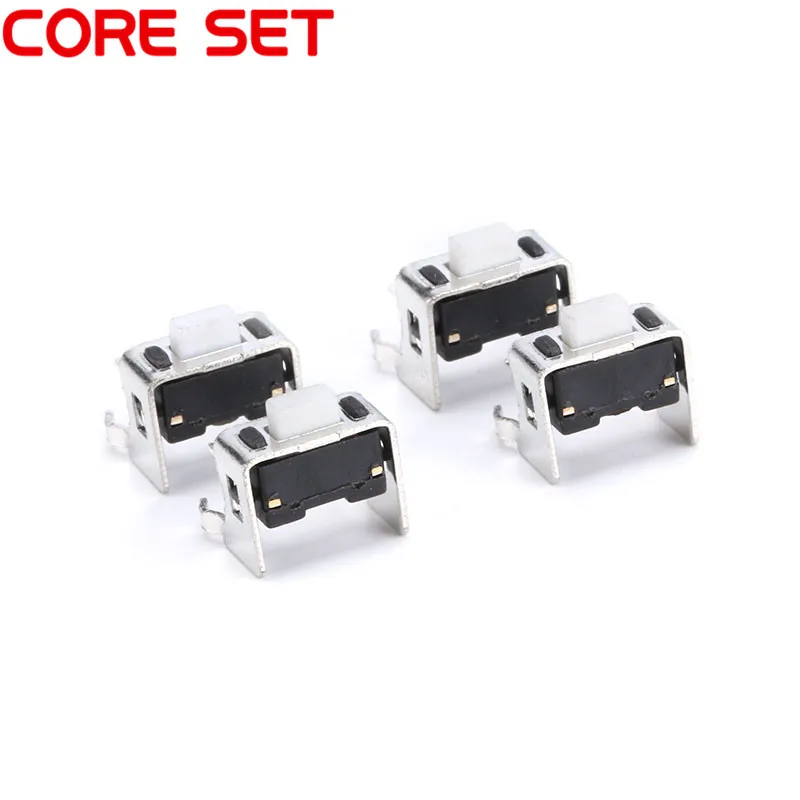 20Pcs/Lot 3x6x5MM Bracket Tact Switch Micro Switch 3*6*5mm keys Side buttons Switch