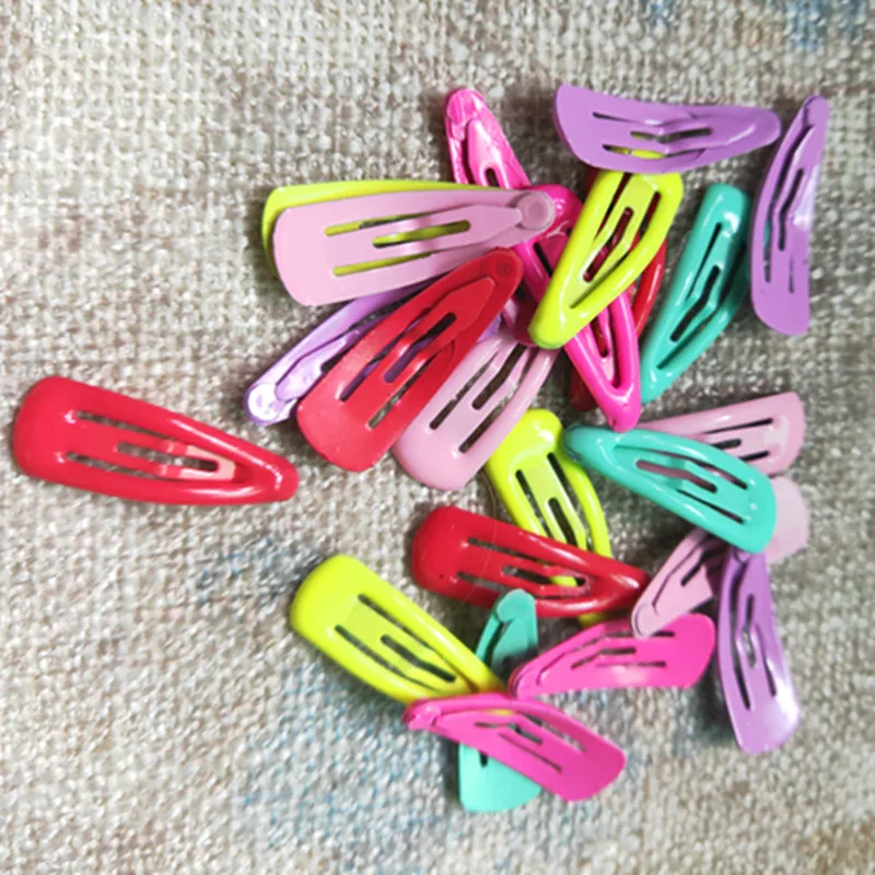 2019 2.5 BB Clip Pet Hairpin Dog Accessories Mini Small Hair Clip ice cream color Baby Hair  water drop Clip 50pcs/lot