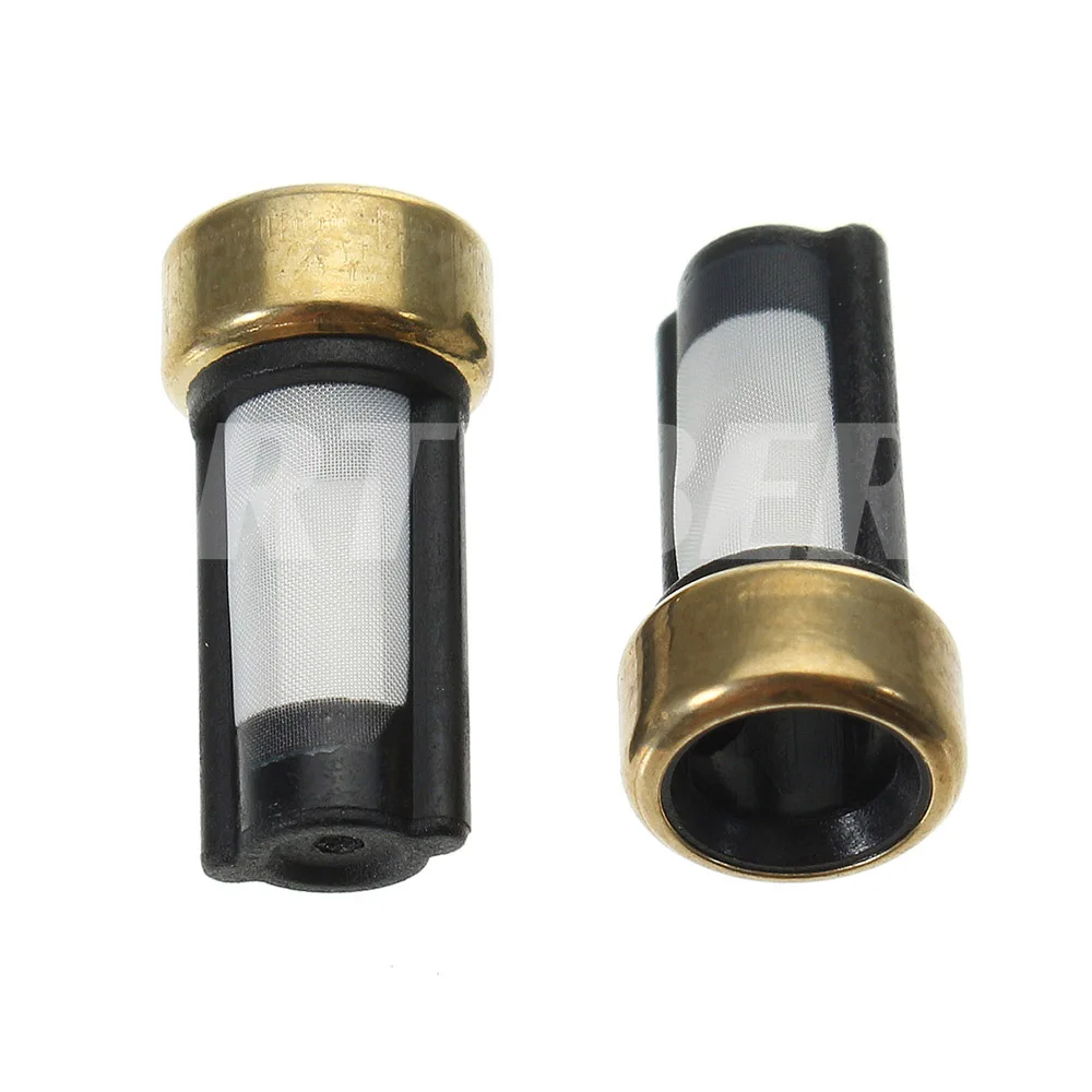100 PCS Universal การใช้หัวฉีด Micro Filter 11001 สําหรับ Mazda 929 BMW Ford Festiva Mitsubishi Eagle 195500 -2030 195500 -2110