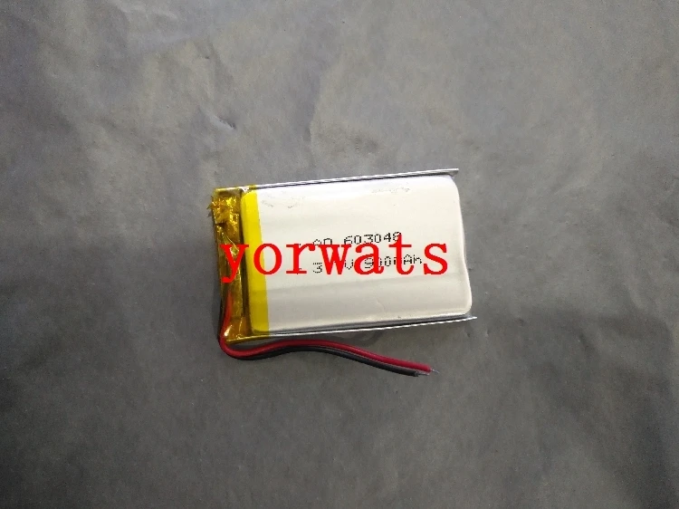 New Hot A Rechargeable Li-ion Cell  3.7V polymer lithium battery 603048 063048 900mAh direct volume recorder