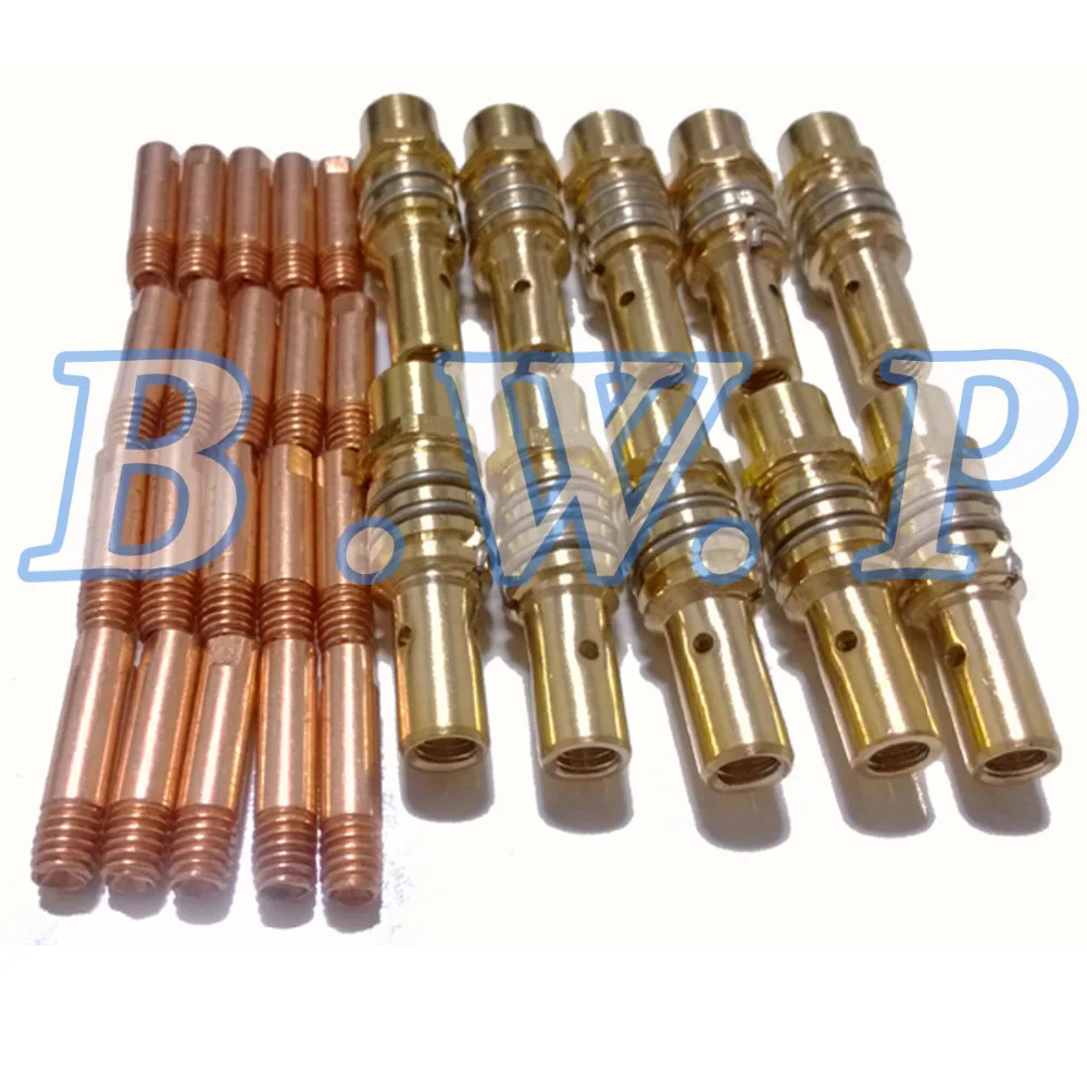 

MB 15AK Contact Tips and Holders Consumables Copper Material M6*25*1.0 for Mig Welding Torch, 40pcs