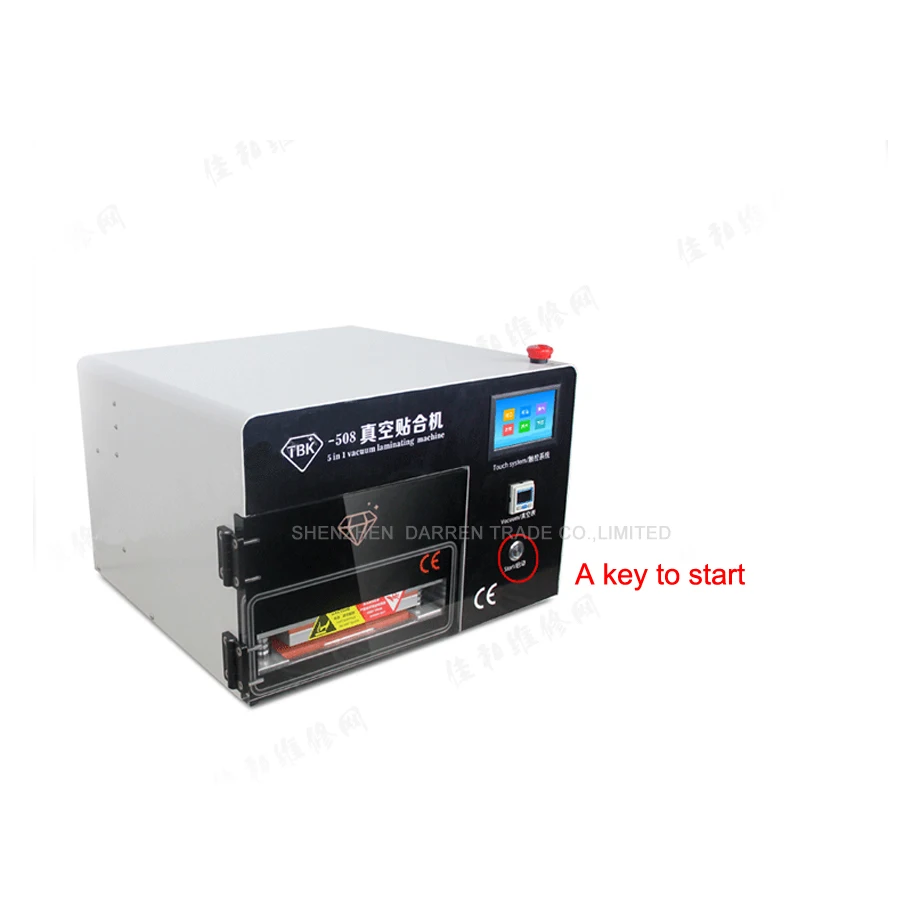 TBK-508 5 In 1 multi-function Vacuum OCA Laminating Machine built-in Defoaming Vacuum Pump Air Compressor Lcd Repair Machine