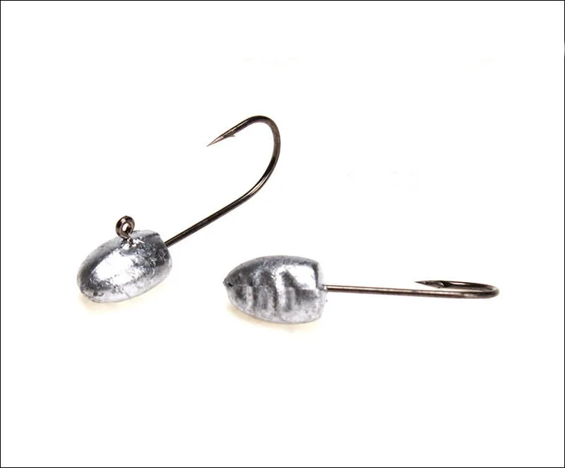 Original Farbe Wurzel Angeln Jig Fisch Kopf Haken 2g/3g/5g/7g/10g/14g/20g Weicher Köder Wurm Köder Haken Lot 4-10 Stück – Detail 9