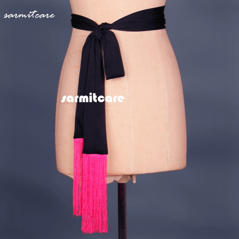 Abbigliamento da ballo cintura in vita per sala da ballo latina valzer moderno Cummerbund abiti da ballo accessori cintura da ballo Costume da palcoscenico D0072