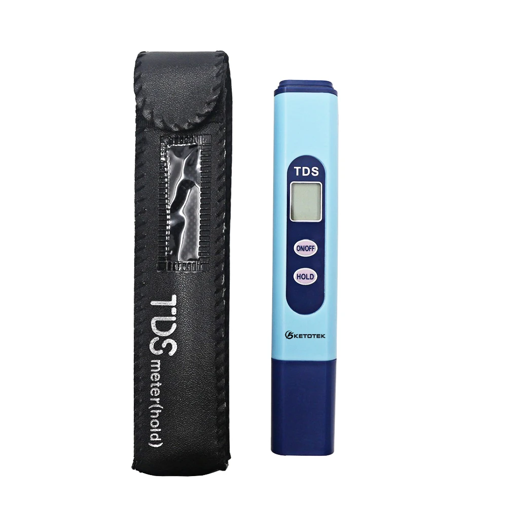 Digital PH meter TDS Tester TDS&EC Meter with Thermometer 0.00-14.0 1-9990PPM 0-9999us/cm 0-9999ppm 0.1-80.0C Water Monitor