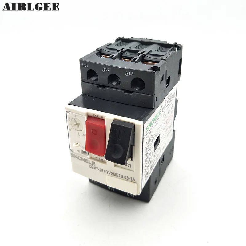 GV2ME 0.63-1A 3P Motor Starter Circuit Breaker Overload Protector MPCB 690V 6KV