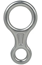 XINDA Klettern 8-förmiges Abseilgerät mit acht Ringen, 45 kN Abseilgerät, Sicherungsabseilkarabiner, Downhill-Abstiegs-Kit für den Außenbereich