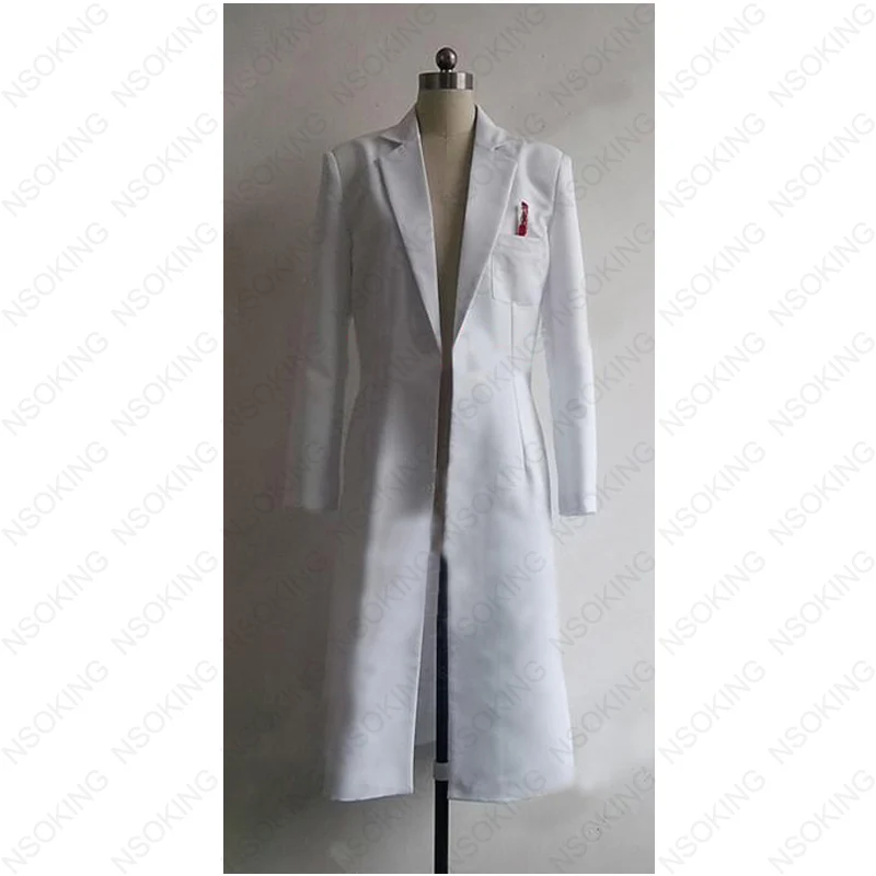 Steins Okabe Rintarou anime Cosplay Costume Custom jacket coat outfit coat only Any Size