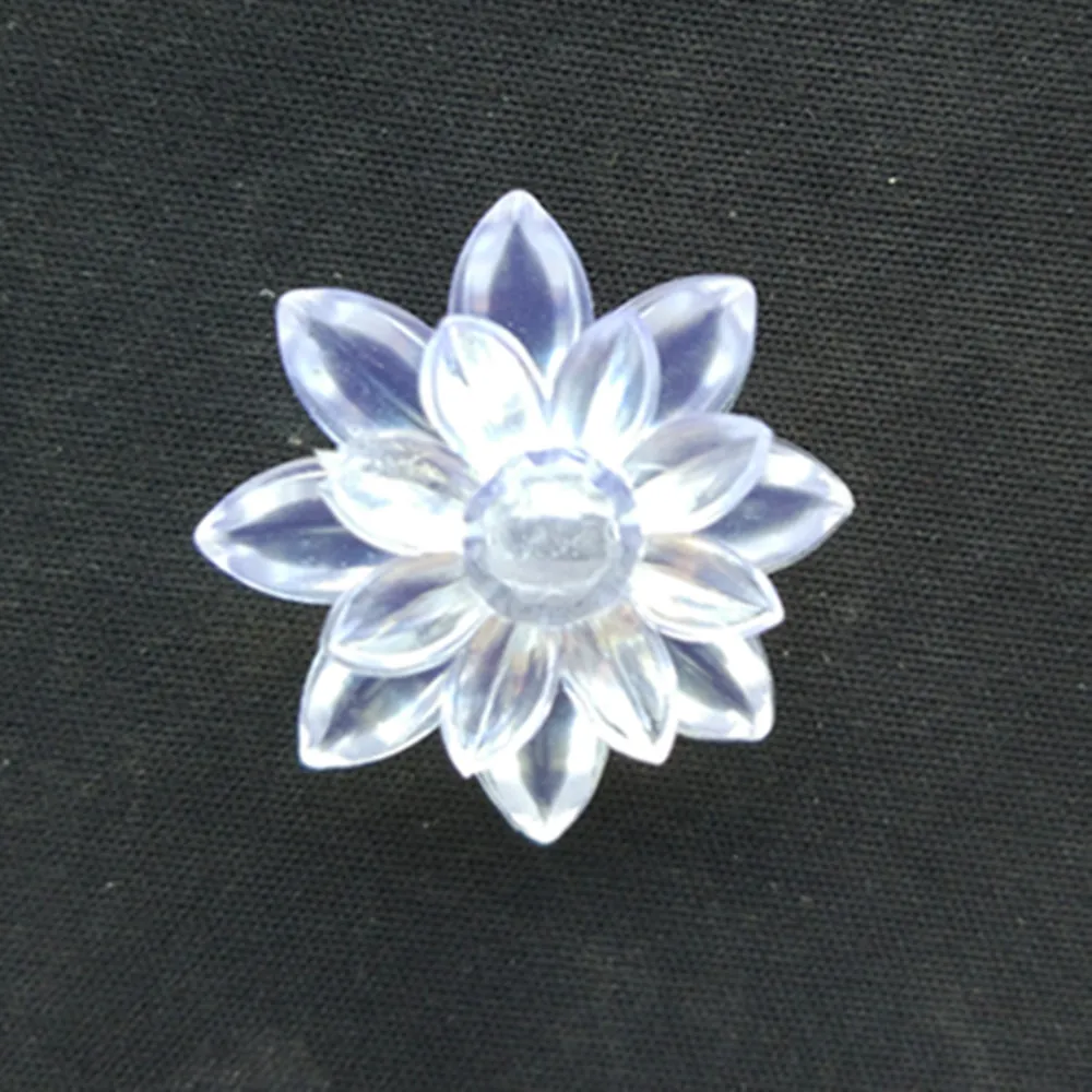 

Soft Plastic Double Layer Lotus Flowers for DIY LED String Christmas Holiday Home Garden Wedding Party Decoration Lights