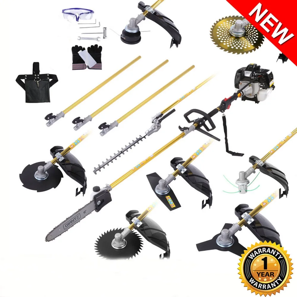 Imagem -01 - Multi 52cc 12 em Gasolina Pólo Motosserra Hedge Trimmer Whipper Snipper Podador Cortador de Grama multi 52cc 12 em gasolina polo motosserra hedge trimmer whipper snipper podador cortador de grama 01