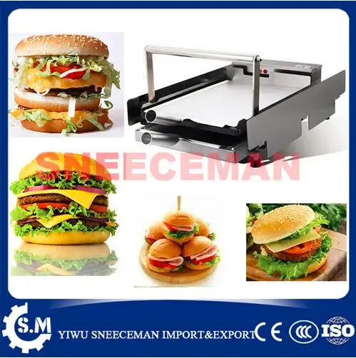 commercial Double deck plate baking machine Hamburger Machine Dryer Charter machine Large Aluminum Plate Hamburger machine