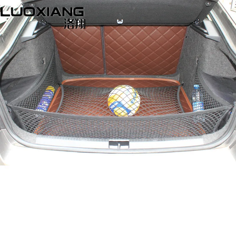 For Octavia A7 Refit special single trunk luggage net double side net double vertical  high elastic mesh storage for Octavia A7