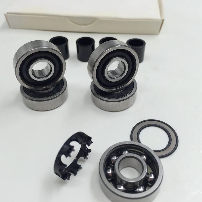 Well known 608 Swiss Skateboard Bearing!Famous brand as you need Swiss Precision competition skate bearing reds swiss 608 spacer