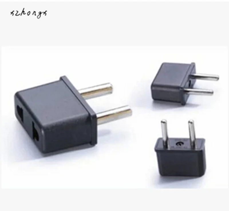 Hot Selling 5pcs High Quality US USA to European Euro EU Travel Charger Adapter Plug Outlet Converter Adapter