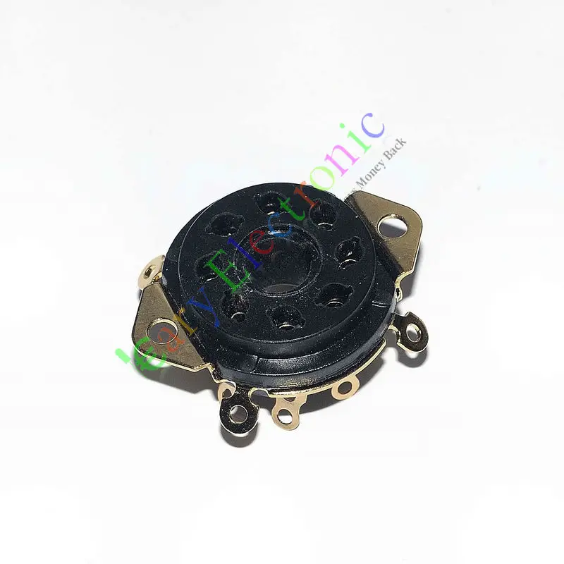 Prise de tube à vide en bakélite dorée, 4 pièces, 8 broches, châssis octal EL34 KT88 6550 6SN7, vente en gros et au détail, livraison gratuite