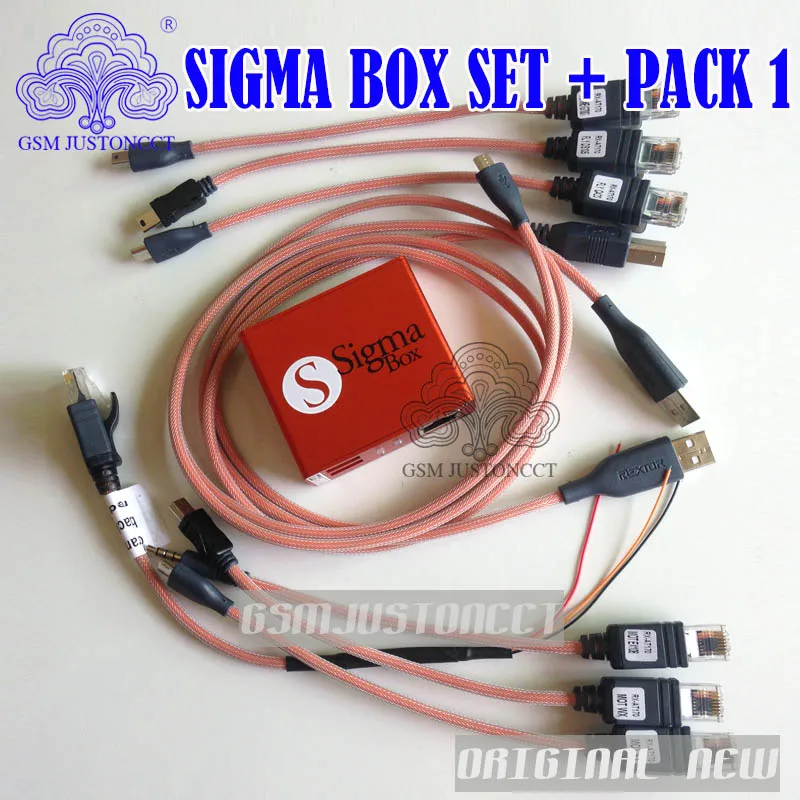 

The newest version sigma box with 9 cables+ Pack 1 activation for t MTK-based Motorola, Alcatel, Huawei, ZTE and Lenovo