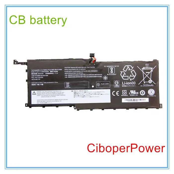 

Original quality battery for X1 4 X1C 6 SB10F4647 01AV439 01AV409 01av410 SB10K97566 SB10K97567