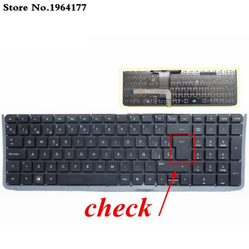 

SP Laptop Keyboard for HP ENVY 17t-3000 17-3000 17-3001xx 17-3030en 17-3090nr 17-3070 17-3077 17-3095ca without frame