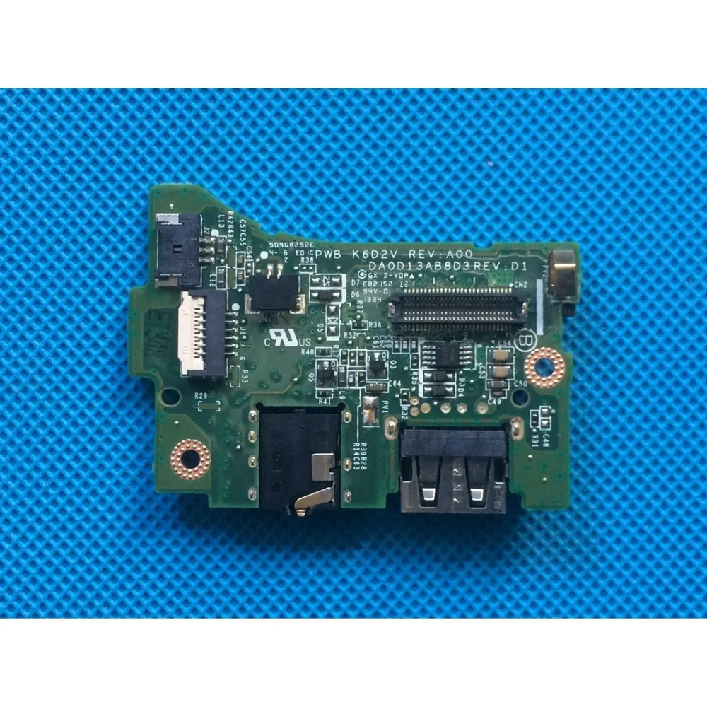 NEW Power Button / USB / Audio Port IO Circuit Board - JHG09 / 0JHG09 / CN-0JHG09 / K6D2V / DA0D13AB8D3 for Dell XPS 13 L321x