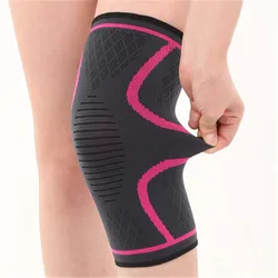 Genouillère de compression en nylon à haute élasticité pour hommes, fitness, course à pied, cyclisme, sport, basket-ball, genouillère, manche, grande taille XL