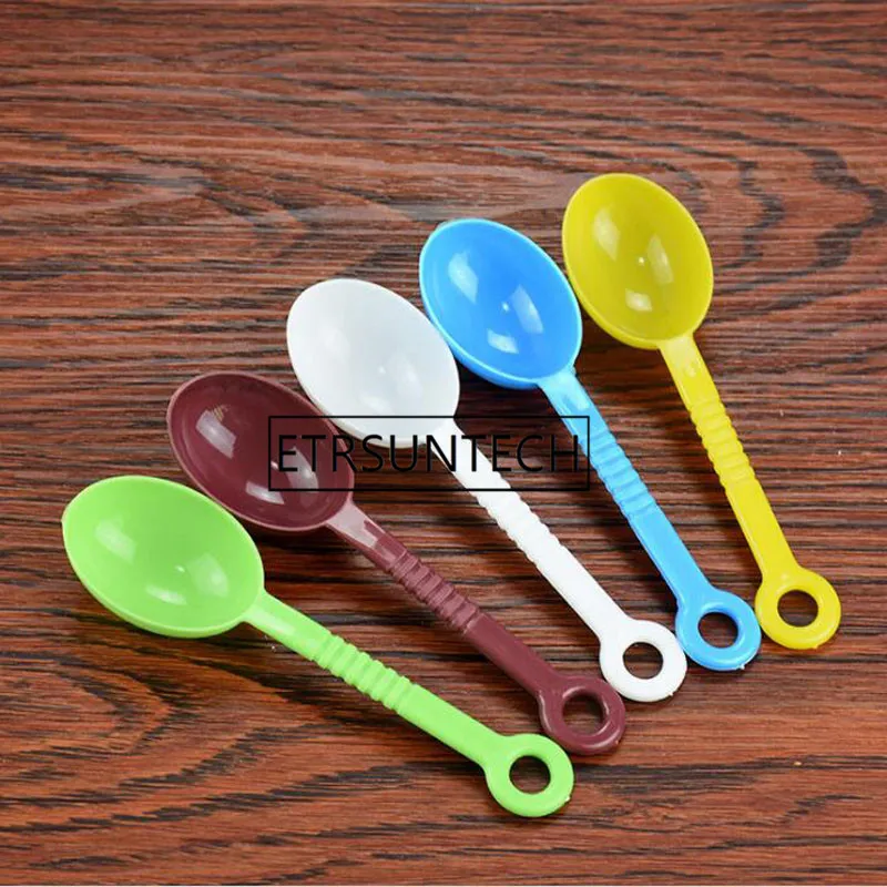 1000pcs Measuring Spoon Plastic Tea Coffee Spoon 10g Measuring Tamping Scoop With Long Handle Coffee Accessories