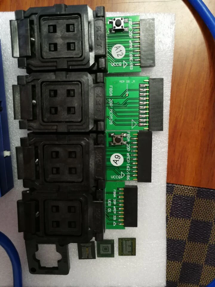 Universal test socket EMMC153/169 eMCP162/186/221/529 support many different eMMC emcp chips Android phone repair data recovery