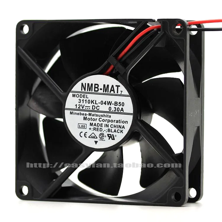 

NEW NMB-MAT NMB frequency 3110KL-04W-B50 12V 0.3A 8CM 8025 DC cooling fan