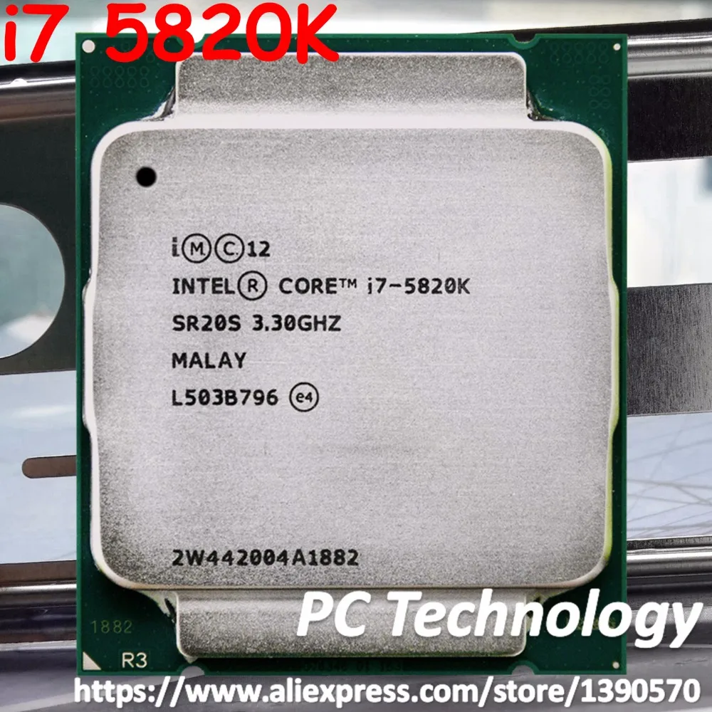 

Original Intel core processor i7 5820K SR20S 6-Cores 3.30GHz 22nm 15MB 140W CPU LGA2011-3 i7-5820K free shipping