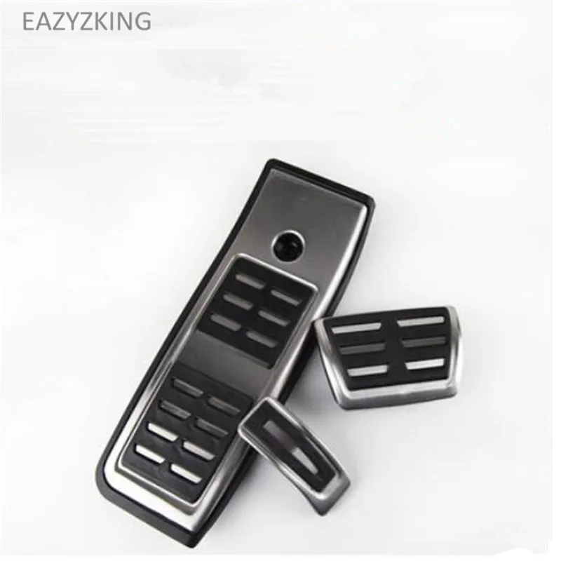 EAZYZKING Footrest Gas Brake Pedal For Audi A4(B9) A5 Stable No Drill Foot Rest Accelerator Cover Throttle Pad Plate Accessories