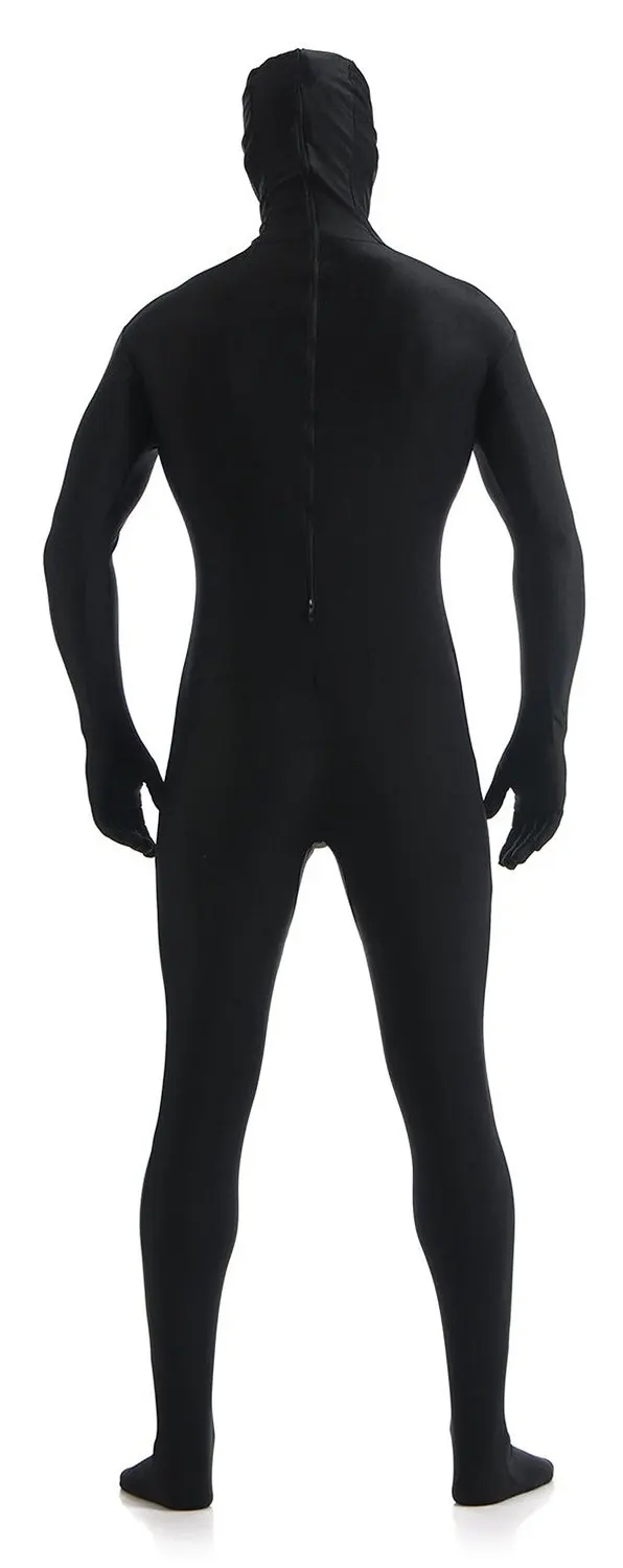 Lzcmsoft-capa masculina apertada de segunda pele, traje infantil de lycra preto, vestidos zentai, fantasia de festa, cosplay, gato