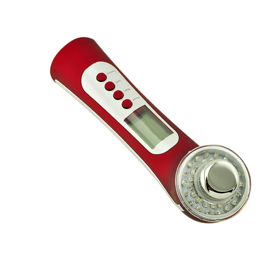 5 في 1 3 ميجا هرتز قابلة للشحن جودة عالية 3 ألوان الفوتون بالموجات فوق الصوتية كلفاني أيون العناية بالبشرة مدلك جهاز الجمال CE/FDA جهاز سبا