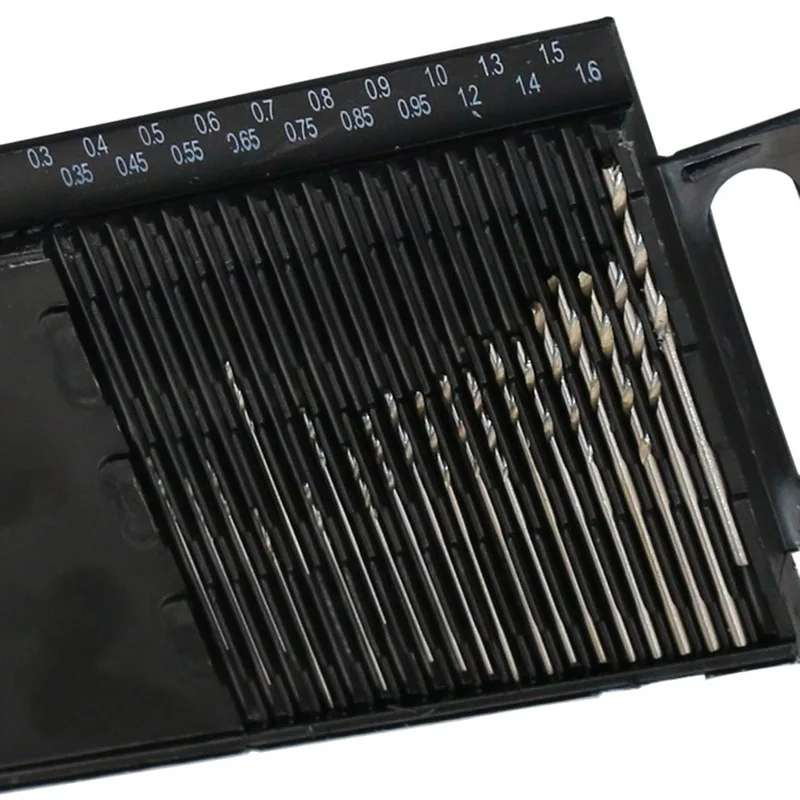 20PCS/LOT 0.3-1.6mm  Carpentry, family standing, electronics repair Mini HSS twist drill bit sets