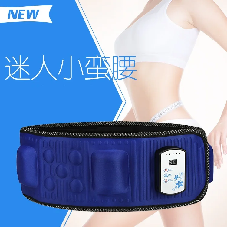 2017 New Arrival Infrared Therapy Apparatus Waist Trainer Multi-Points Heating Vibrating Massage Belt EMS Pulse Slim Belt